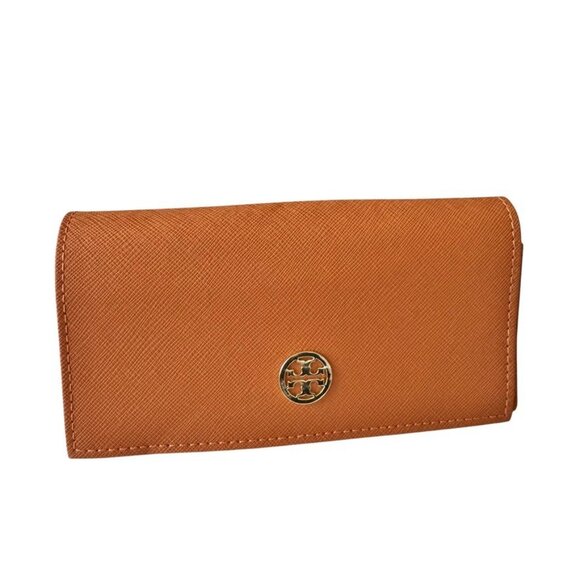Tory Burch Sunglasses Case Holder faux Saffiano Leather Logo New Without Tags - Picture 2 of 9